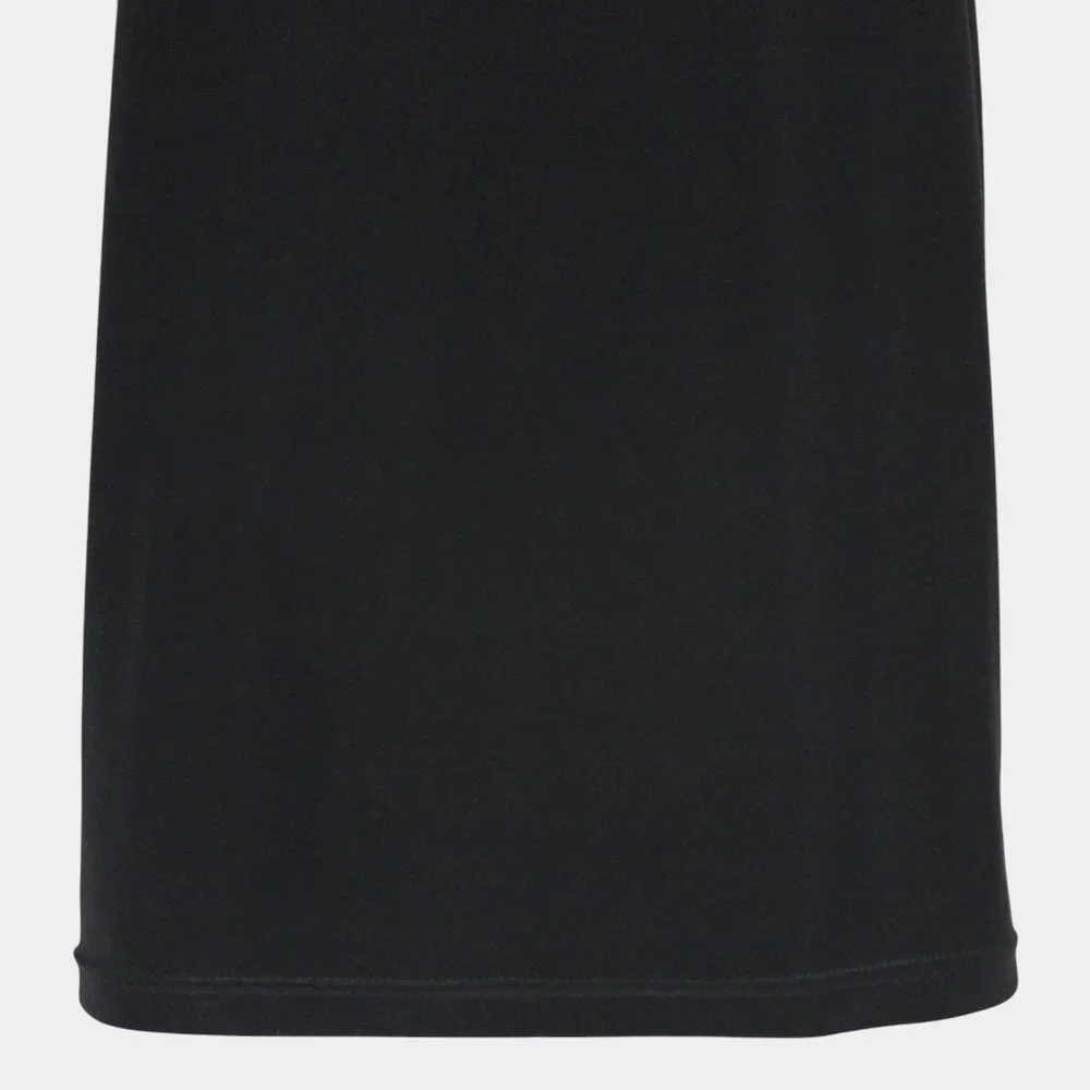 Joseph Ribkoff Black Midi Dress with Rhinestone Trim - Picture 7 of 9